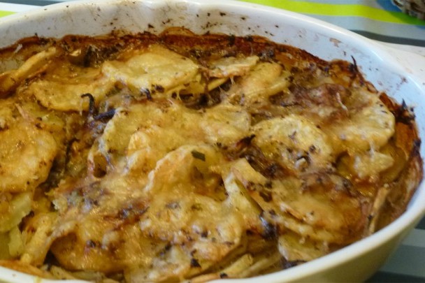 Cuisiner un gratin de pommes de terre aux champignons